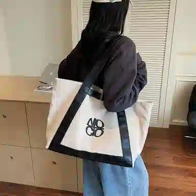 醇龙 大容量百搭休闲简约托特包 尼龙 单肩包 常规 女款 多色