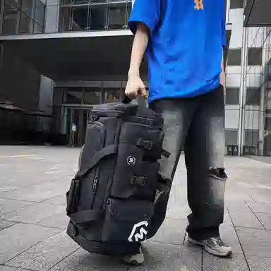 醇龙 大容量多功能干湿分离带独立鞋仓 牛津布 旅行包 男女同款情侣款 黑/黄/灰/白/紫/粉/青绿/桔红