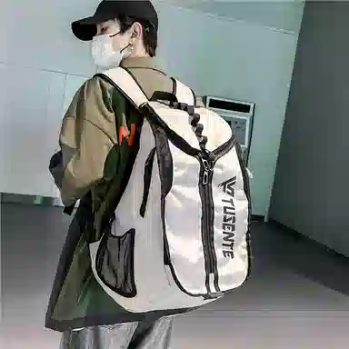 醇龙  男女通用多色牛津布双肩包大容量运动背包