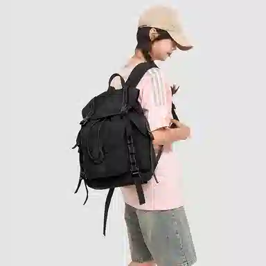 醇龙 时尚潮流简约百搭通勤大容量 尼龙 双肩包 常规 男女同款情侣款 多色