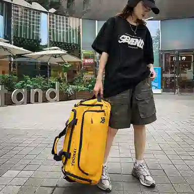 醇龙 简约休闲 多功能 大容量 干湿分离 牛津布 旅行包 男女同款情侣款 多色