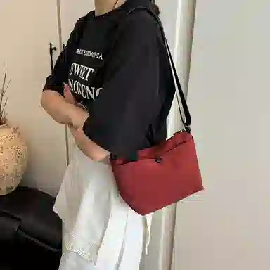 醇龙 通勤轻便百搭时尚 尼龙布 单肩包 常规 男女同款情侣款 多色