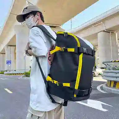 醇龙  大容量运动短途旅行多功能学生 牛津布 双肩包 男女同款情侣款 多色