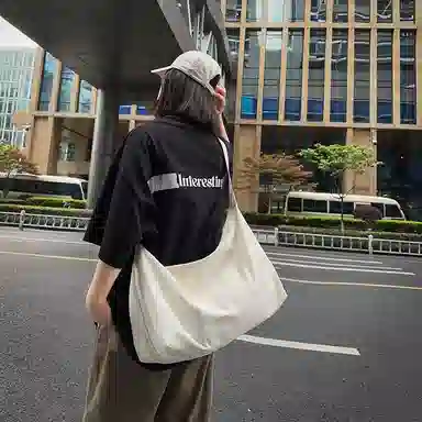 醇龙 日系大容量百搭时尚轻便通勤简约 单肩包 尼龙 男女通用 多色