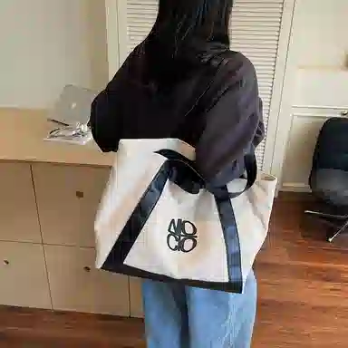 醇龙 大容量百搭休闲简约托特包 尼龙 单肩包 常规 女款 多色