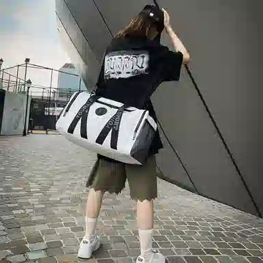 醇龙 干湿分离 多用 牛津布 单肩包 男女同款情侣款 多色