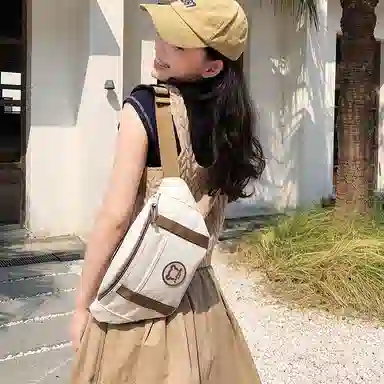 醇龙 日系百搭轻便洋气 尼龙 腰包 常规 男女同款情侣款 多色