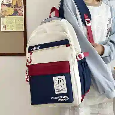 醇龙 男女通用 多色 尼龙 双肩包 大容量拉链开合休闲百搭