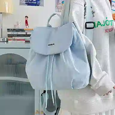 醇龙 时尚小众简约轻便 尼龙 双肩包 常规 女款 多色