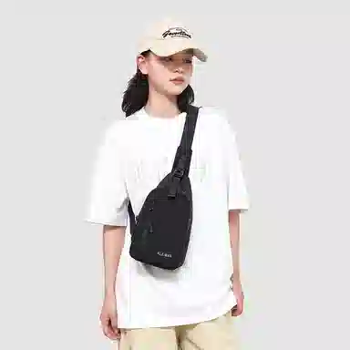 醇龙 韩潮时尚多功能简约纯色 尼龙 胸包 常规 男女同款情侣款 多色