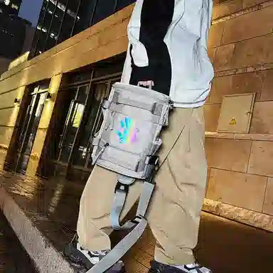 醇龙 男女通用 多色 牛津布 胸包 拉链开合大容量休闲百搭