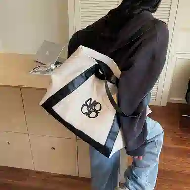 醇龙 大容量百搭休闲简约托特包 尼龙 单肩包 常规 女款 多色