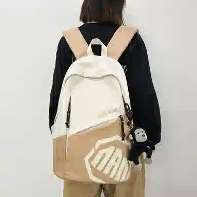 醇龙 简约大容量时尚百搭通勤学生 尼龙 双肩包 常规 男女同款情侣款 多色