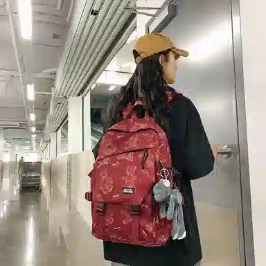 醇龙 大容量简约 尼龙 男女通用 双肩包 多色