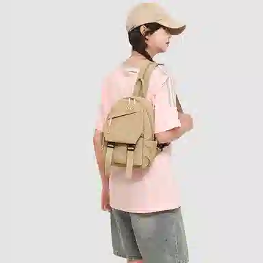 醇龙 百搭多功能休闲轻便简约 尼龙 双肩包 常规 男女同款情侣款 多色