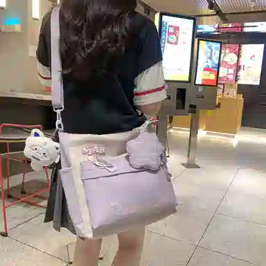 醇龙 学生补习上课大容量 单肩包斜挎包 尼龙 男女通用 多色