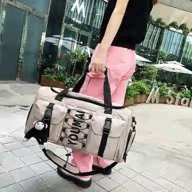 醇龙 大容量  干湿分离  多用途 时尚挂件 尼龙 旅行包 男女同款情侣款 多色