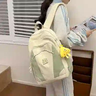 醇龙 暗黑系工装风街拍时尚轻便 尼龙 双肩包 女款 多色