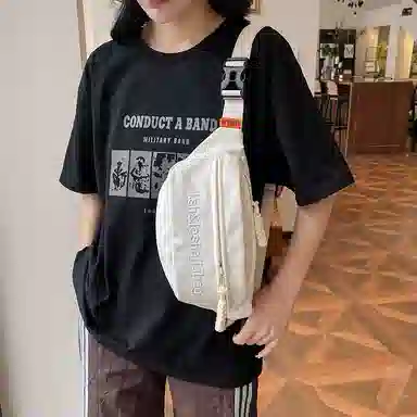 醇龙 小众运动 尼龙 单肩包胸包 常规 男女同款情侣款 蓝/黑/白/绿/红