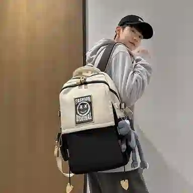 醇龙 通勤轻便减负大容量 尼龙 双肩包 男女同款情侣款 多色