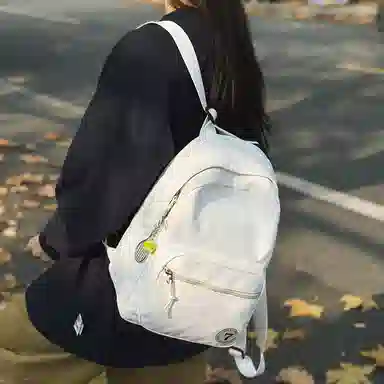 醇龙 日系小型旅行简约学生 尼龙 背包双肩包 女款