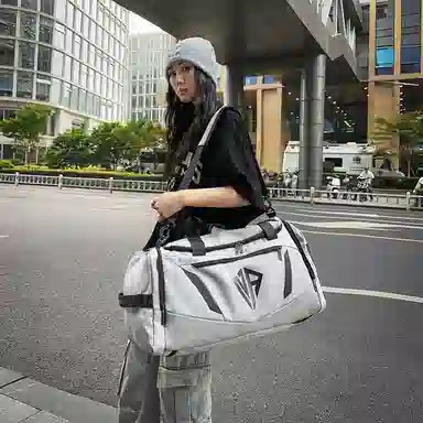 醇龙 干湿分离 多功能 简约时尚 牛津布 旅行包 常规 男女同款情侣款 黑/灰