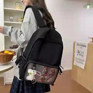 醇龙 二次元卡通 尼龙 双肩包 女款 多色