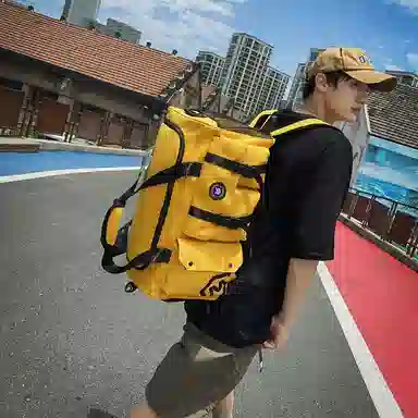 醇龙 休闲简约多功能干湿分离旅游时尚百搭 牛津复合布 旅行包 常规 男女同款情侣款 黑/卡其/红/粉/紫/黄/青绿/牛仔蓝/军绿