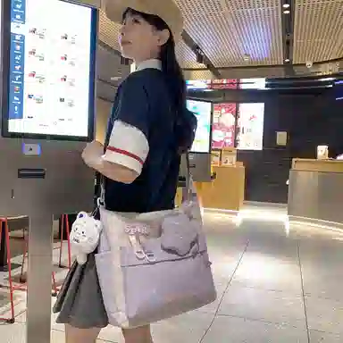 醇龙 学生补习上课大容量 单肩包斜挎包 尼龙 男女通用 多色