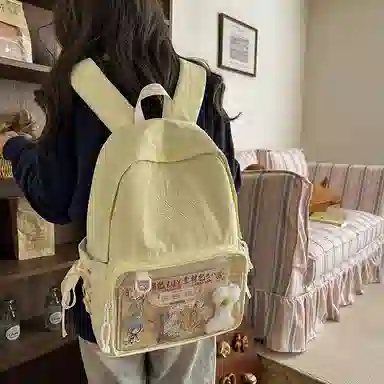 醇龙 二次元卡通 尼龙 双肩包 女款 多色