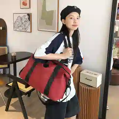 醇龙 轻便出差大容量 尼龙 旅行包 常规 男女同款情侣款 黑/红/粉/灰/蓝