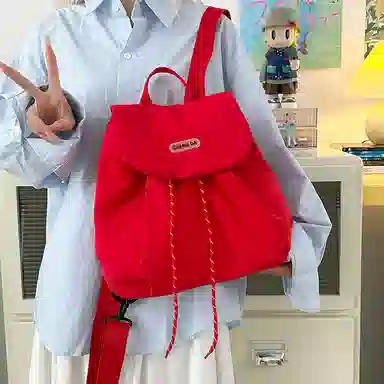 醇龙 时尚小众简约轻便 尼龙 双肩包 常规 女款 多色