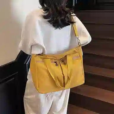 醇龙 大容量百搭通勤时尚潮流 尼龙 托特包单肩包 常规 男女同款情侣款 多色