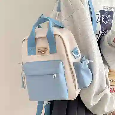 醇龙 小型韩系轻便百搭出游多用小众外出休闲 手提包单肩斜挎包 尼龙 双肩包 女款 多色