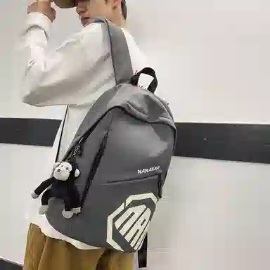 醇龙 简约大容量时尚百搭通勤学生 尼龙 双肩包 常规 男女同款情侣款 多色