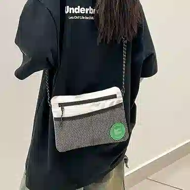 醇龙  尼龙男女通用日韩潮牌旅行多功能零钱手机轻薄收纳单肩斜挎包 多色