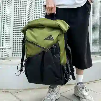 醇龙 旅行轻便大容量潮牌徒步运动背包学生书包 牛津布 双肩包 男女同款情侣款 多色