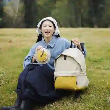 醇龙 拼色轻薄超轻大容量学生书包外出旅行多功能背包 尼龙 双肩包 男女同款情侣款 多色