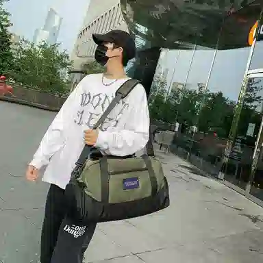 醇龙 大容量 干湿分离 尼龙 旅行包 男女同款情侣款 多色