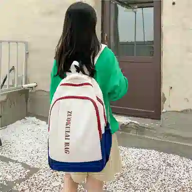 醇龙 休闲潮牌百搭 简约大容量 尼龙 背包双肩包 常规 男女同款情侣款 多色