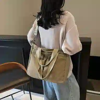 醇龙 大容量百搭通勤时尚潮流 尼龙 托特包单肩包 常规 男女同款情侣款 多色