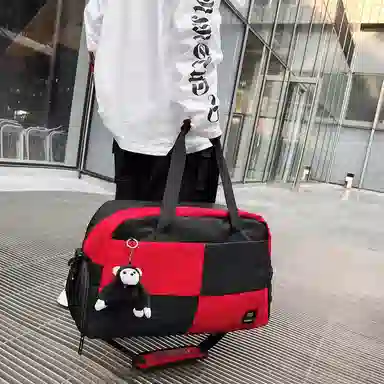 醇龙 大容量多用轻便干湿分离 牛津布 单肩包 男女同款情侣款 黑/蓝/青绿/红/白/粉/黄/紫