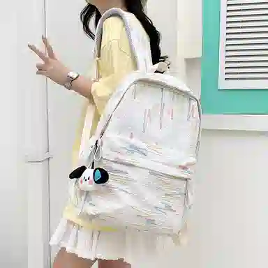 醇龙 男女通用 多色 牛津布 双肩包 拉链开合大容量休闲