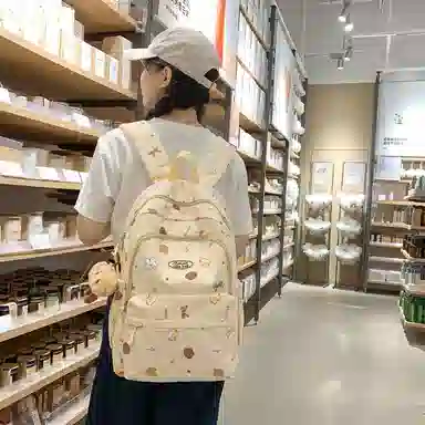 醇龙 时尚简约 尼龙 双肩包 女款 多色