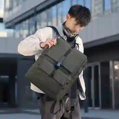 醇龙 大容量潮流通勤 尼龙 双肩包 男款 多色