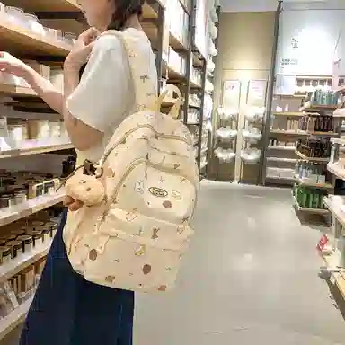 醇龙 时尚简约 尼龙 双肩包 女款 多色