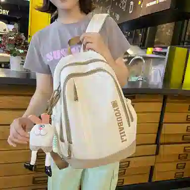 醇龙  尼龙春游小背包外出旅游学生补课双肩包 男女通用 多色