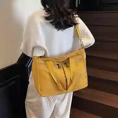 醇龙 大容量百搭通勤时尚潮流 尼龙 托特包单肩包 常规 男女同款情侣款 多色