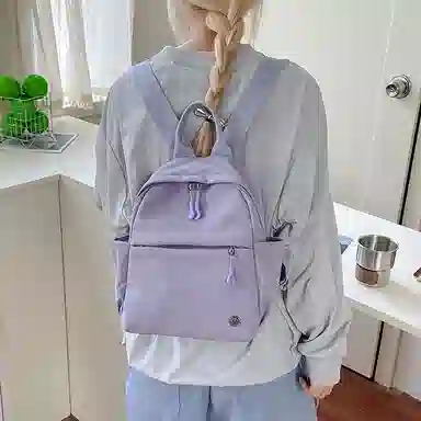 醇龙 时尚简约轻便百搭旅行背包旅游 尼龙 双肩包 常规 男女同款情侣款 多色