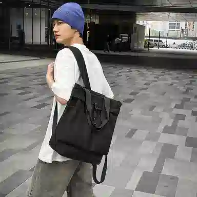 醇龙 多功能大容量旅行通勤轻便慵懒风 尼龙 双肩包 男女同款情侣款 多色